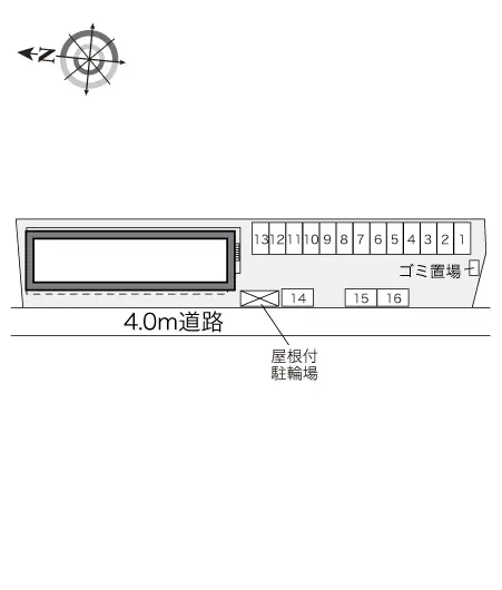 ★手数料０円★光市島田３丁目　月極駐車場（LP）